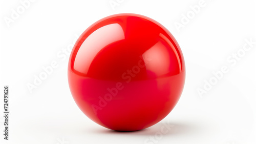 isolated bowling ball on a white background