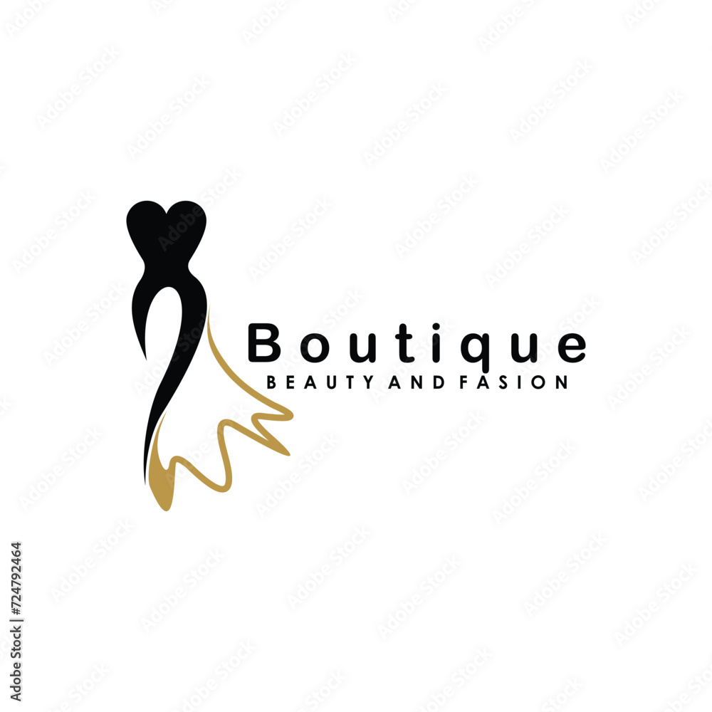 Boutique fashion logo design for bussiness Boutique fashion logo design for bussiness