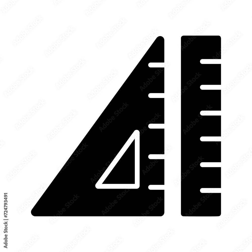 Set Square Vector Icon