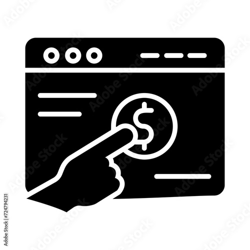 Pay Per Click Vector Icon