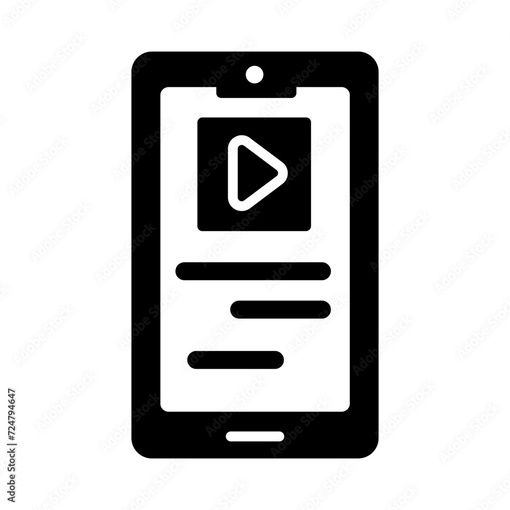 Mobile Applications Vector Icon Mobile Applications Vector Icon