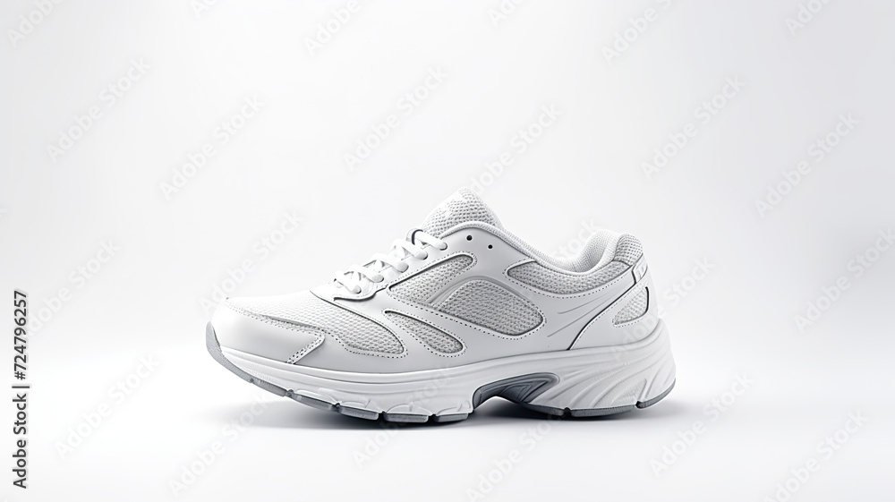 isolated running sneaker on a white background isolated running sneaker on a white background