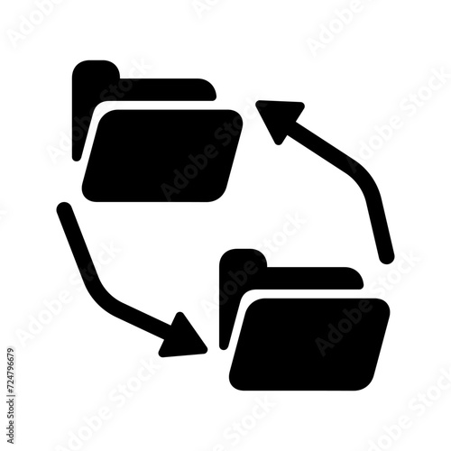 Data Exchange Vector Icon
