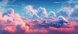 sky background and thick clouds wallpaper