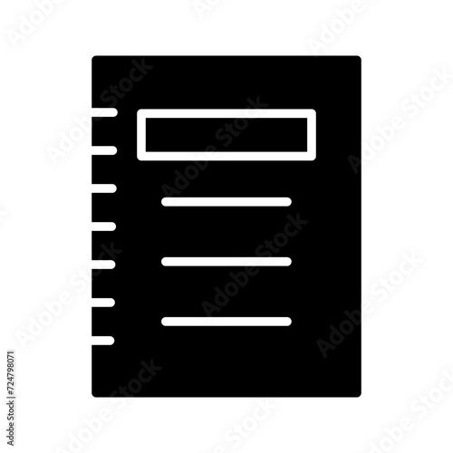 Notepad Vector Icon