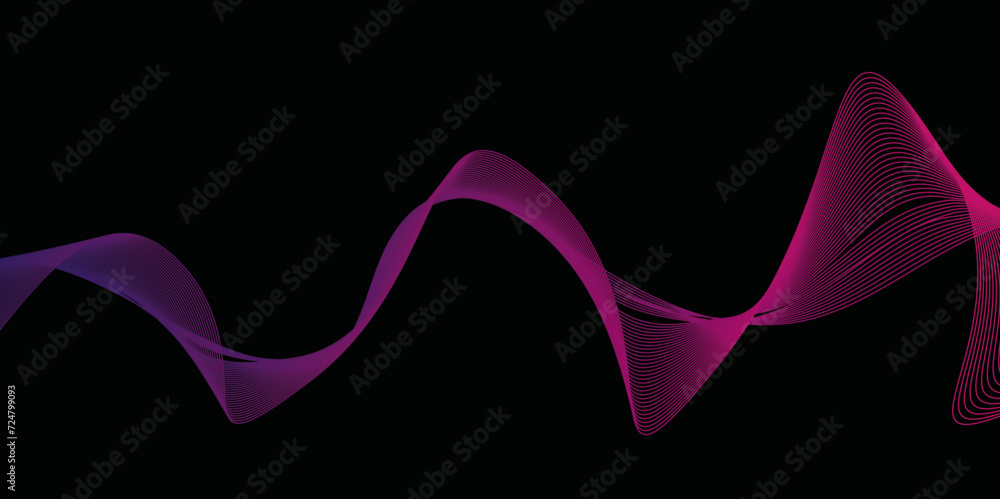 Abstract wavy lines flowing curve gradient color on smoke background. Abstract white background colorful lines. modern wavy stripes on white background isolated. Abstract wavy lines flowing curve gradient color on smoke background. Abstract white background colorful lines. modern wavy stripes on white background isolated.