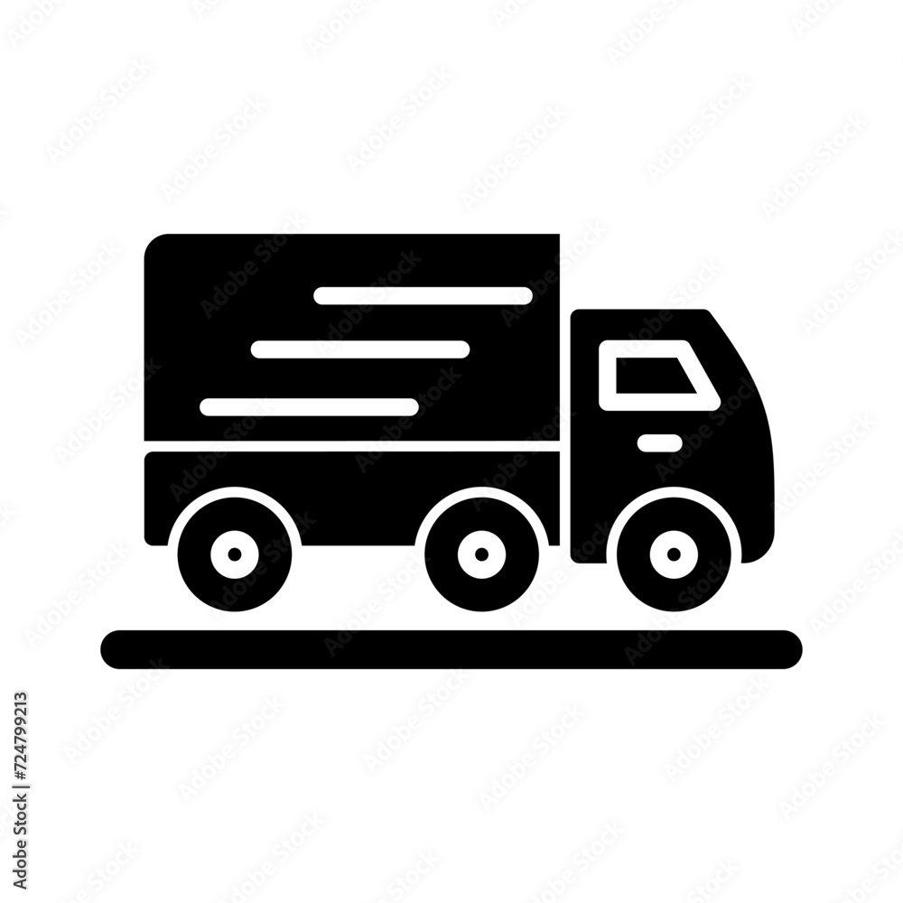 Moving Truck Vector Icon