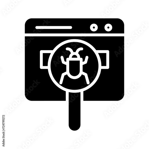 Web Bug Vector Icon