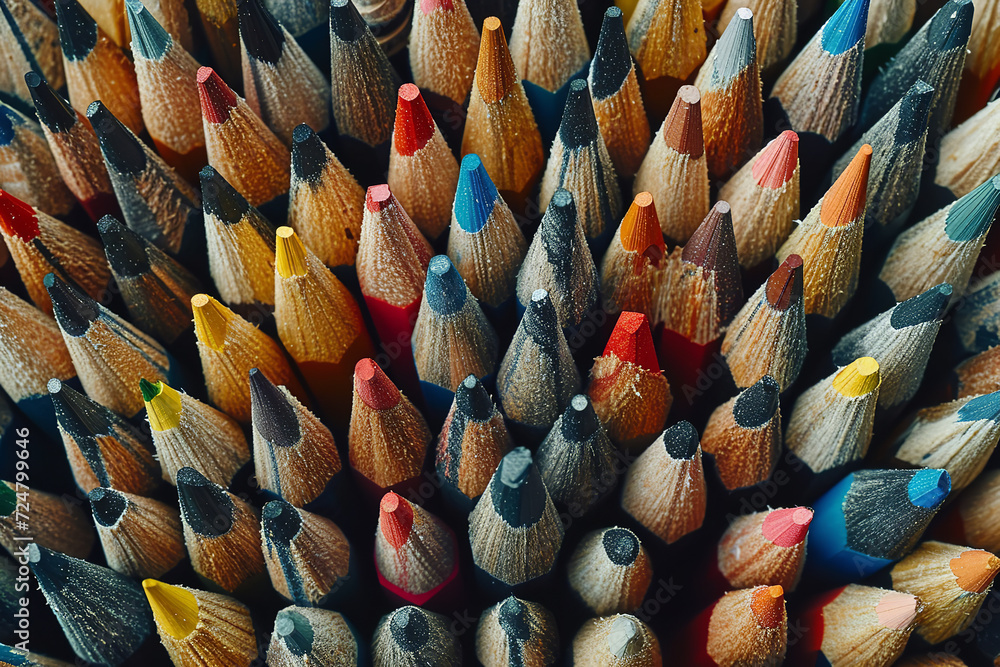 Photography series depicting a diverse range of people using pencils daily - including architects and artists.