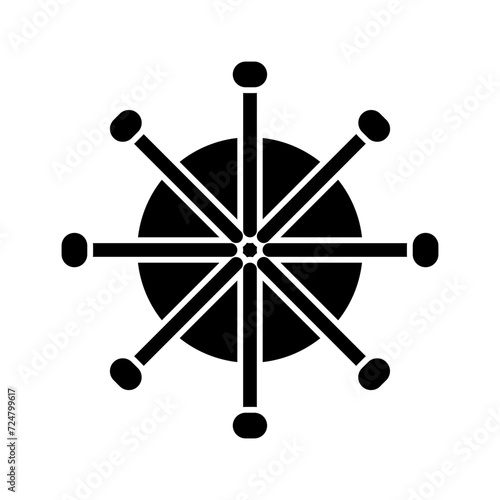 Ship Wheel Icon Design