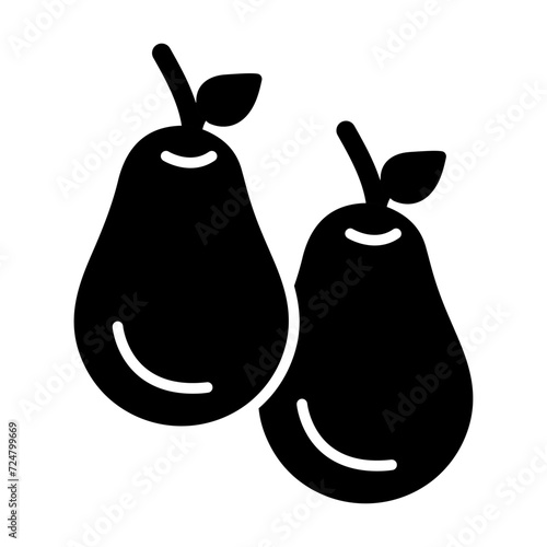 Avocado Vector Icon