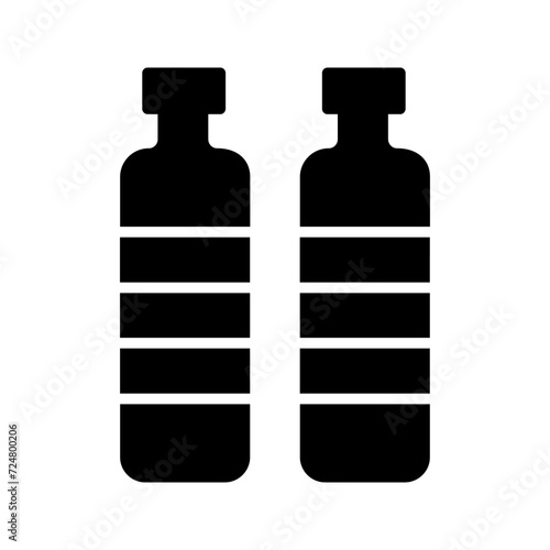 Bottle in Water Vector Icon