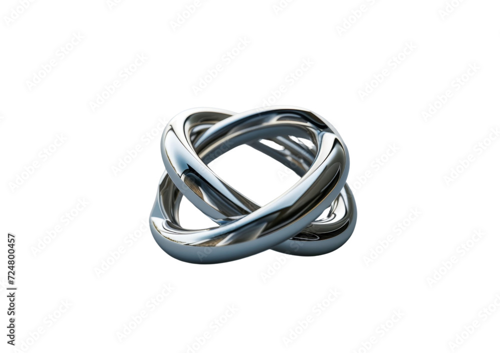 Silver Ring on Table Silver Ring on Table