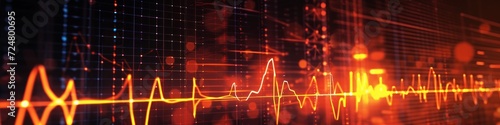 Virtual pulses synchronize in a rhythmic digital heartbeat