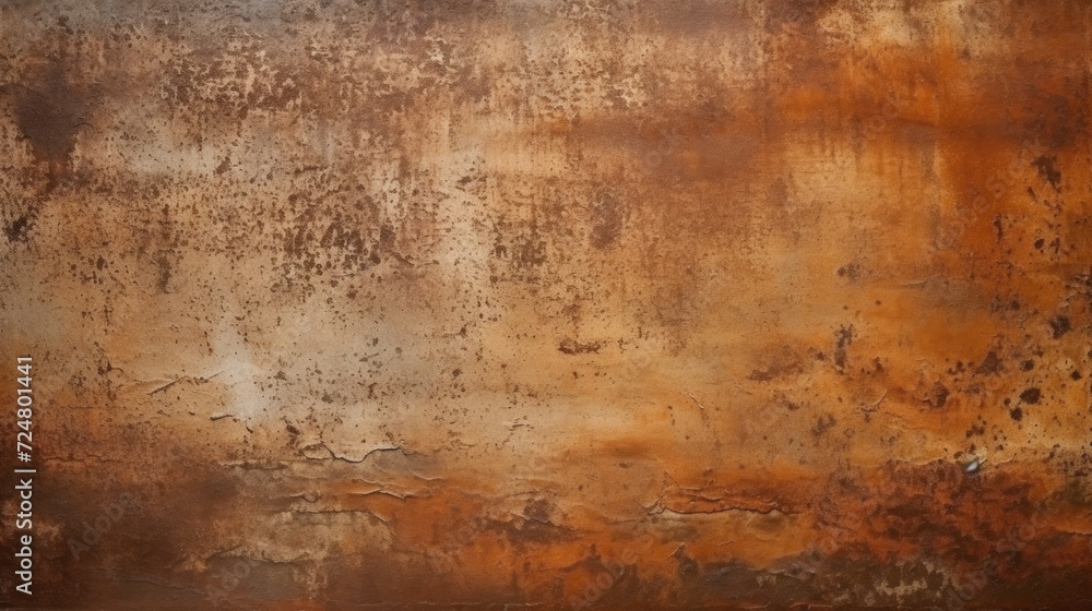 A rusted metal surface with visible rust. Suitable for industrial and grunge concepts
