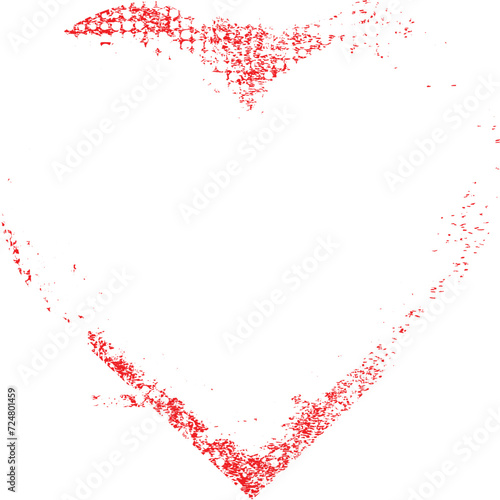 Glitch distorted heart shape . Minimal art design . Noise destroyed heart logo . Trendy defect error shapes . Glitched frame .Broken effect . Grunge texture . Distress effect .vector