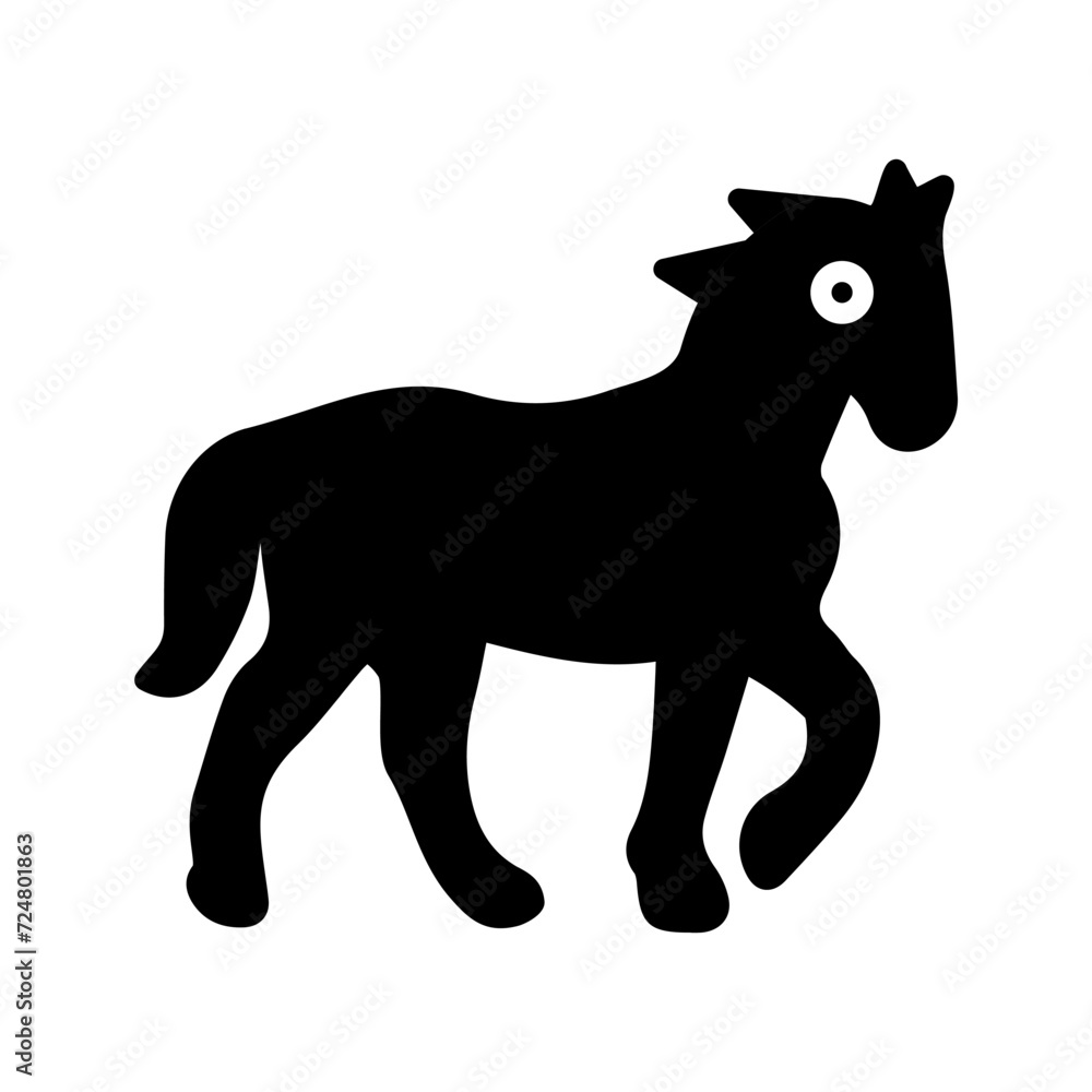 Obraz premium Horse Vector Icon