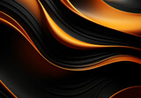 Dark Background With Red Orange And Yellow Light Waves