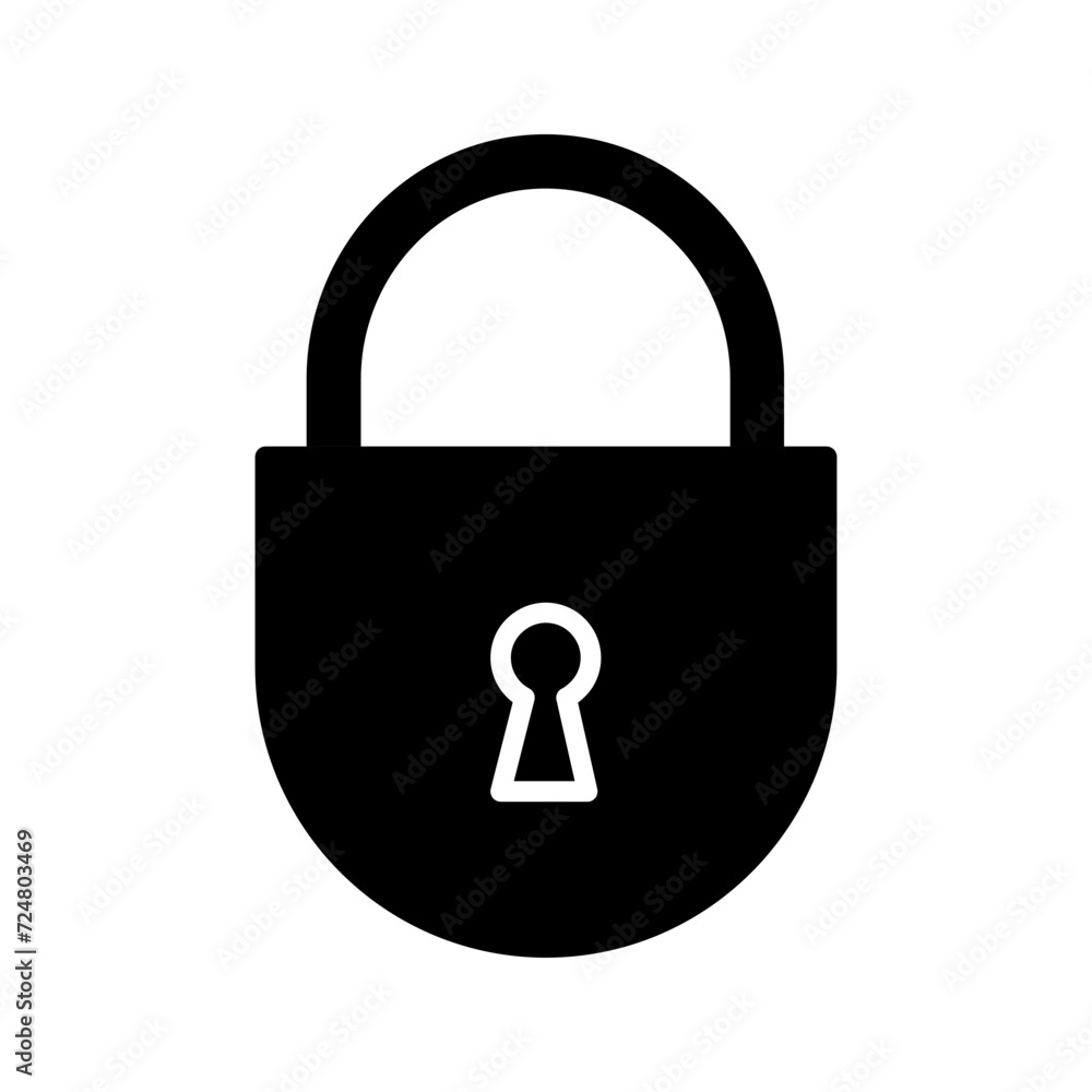 Padlock Vector Icon Padlock Vector Icon