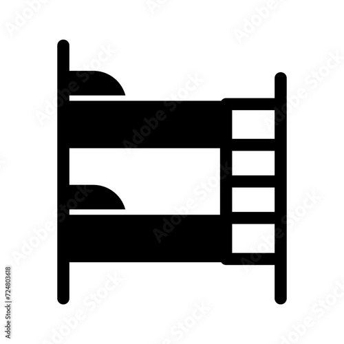Bunk bed Vector Icon