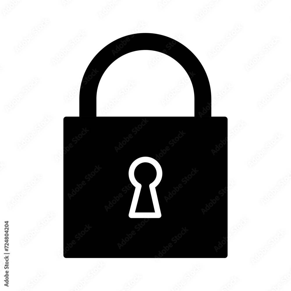 Padlock Vector Icon Padlock Vector Icon