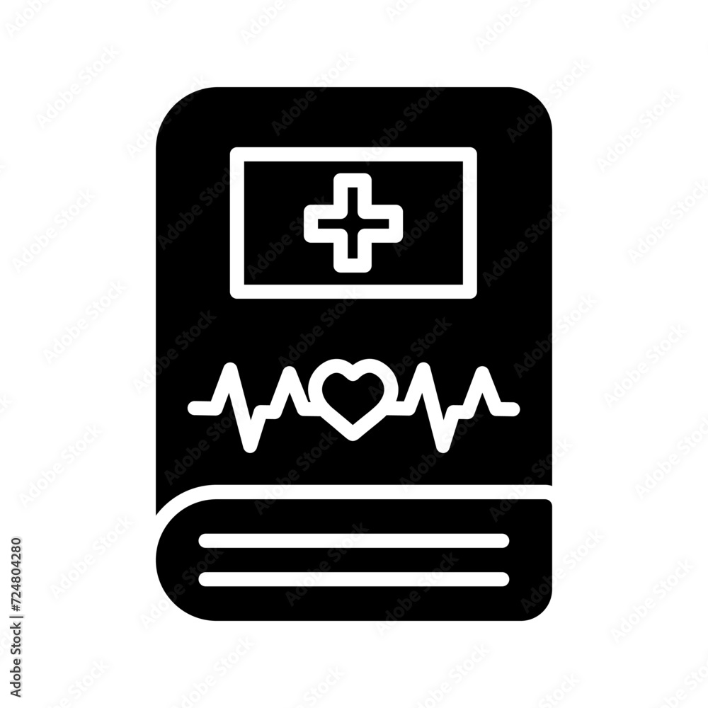 Obraz premium Medical Book Vector Icon
