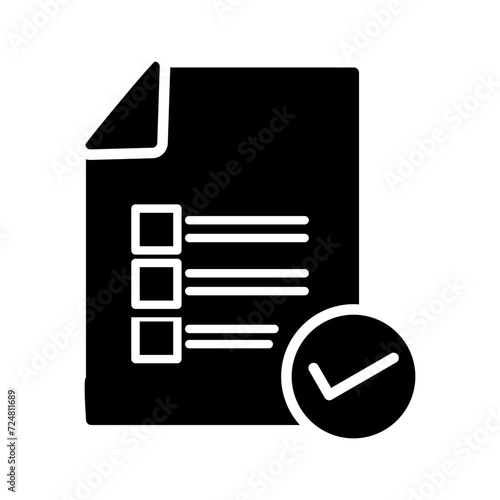 Valid Document Vector Icon