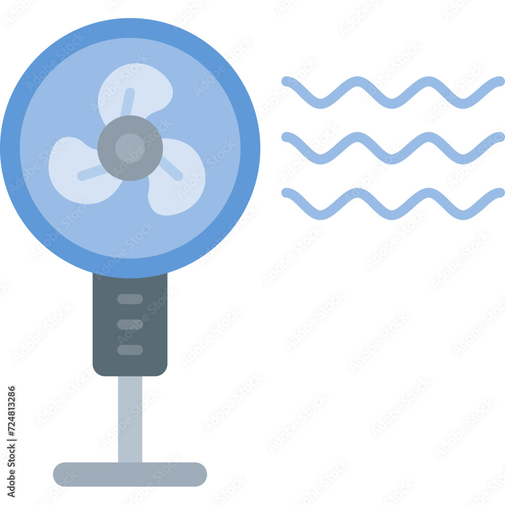 Obraz premium Pedestal fan Icon