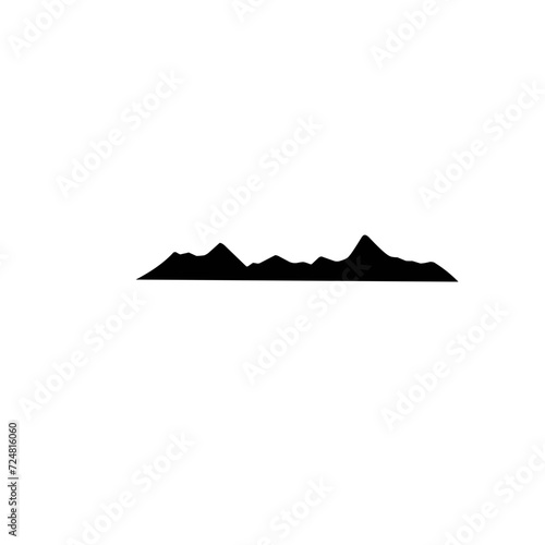 Mountain icon vector  © Pragos