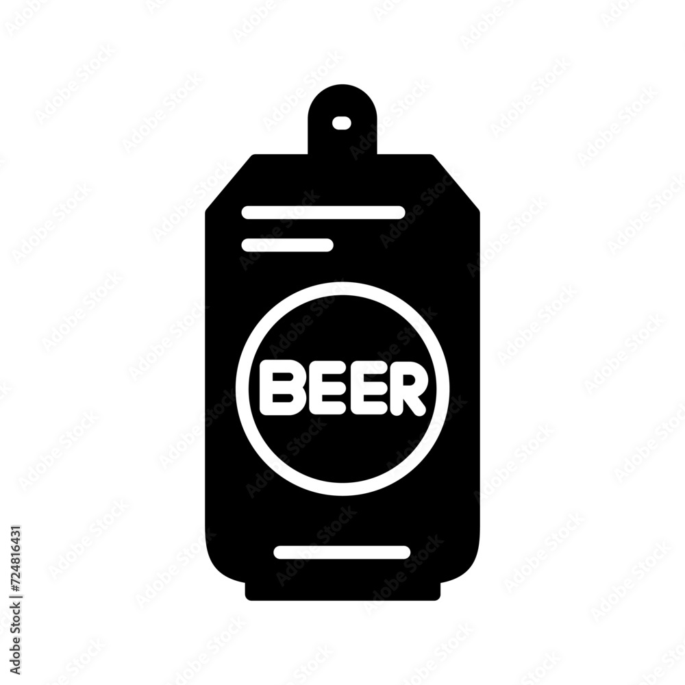 Beer Can II Vector Icon