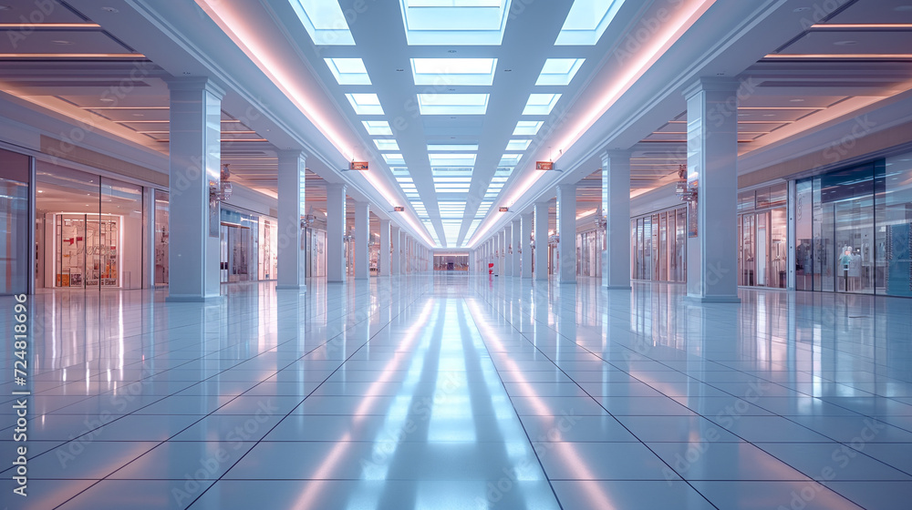 Fototapeta premium empty space for a shopping center or business center