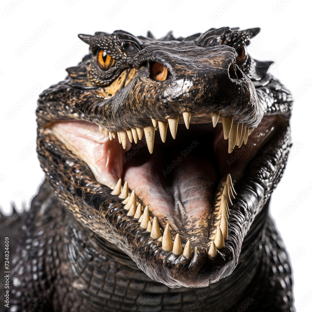 crocodile isolated in white crocodile isolated in white
