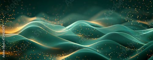 abstract green background template free vector and png, in the style of dark teal and dark gold, layered surfaces, atey ghailan, back button focus, precisionist lines, gediminas pranckevicius, transpa photo