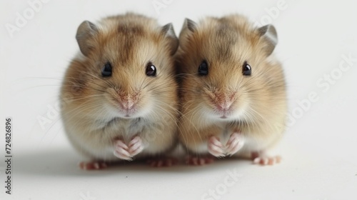 hamster on white background © iqra