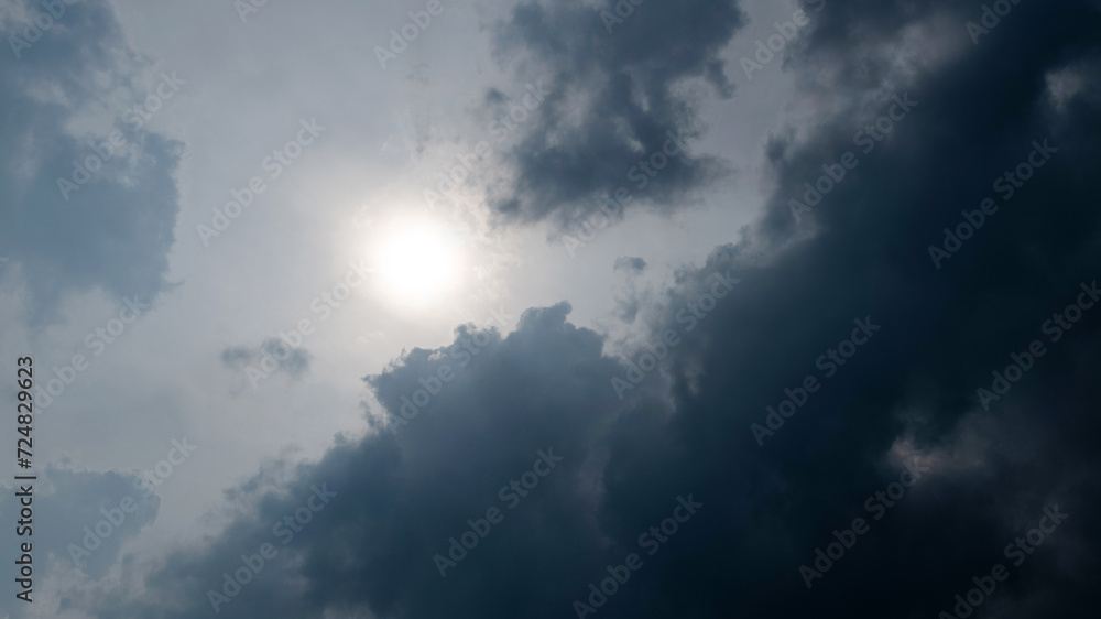 The sun will be covered with black clouds The sun will be covered with black clouds
