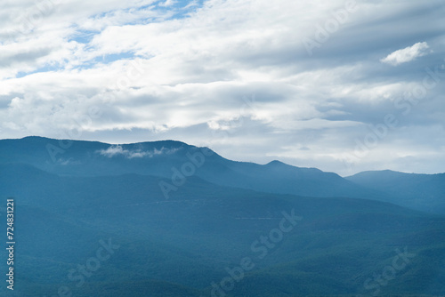 Landscape of sky and mountains © xy