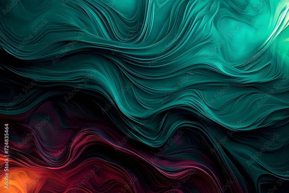 Abstract background of blue and purple satin fabric with smooth waves, representing fluidity and grace. Abstract background of blue and purple satin fabric with smooth waves, representing fluidity and grace.