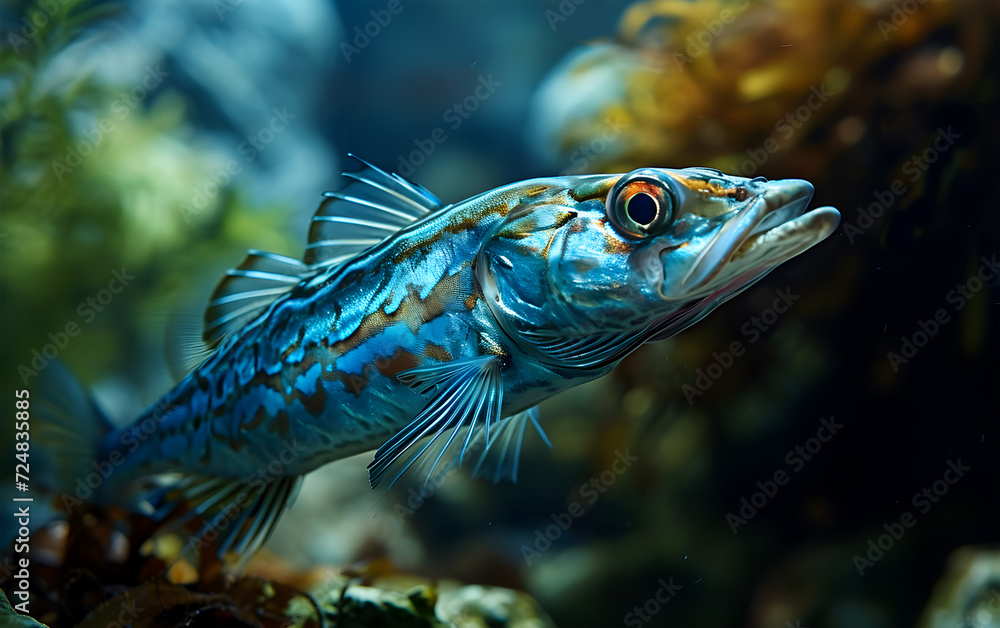 The sea bottom is a huge size funny fish that surprises everyone The sea bottom is a huge size funny fish that surprises everyone