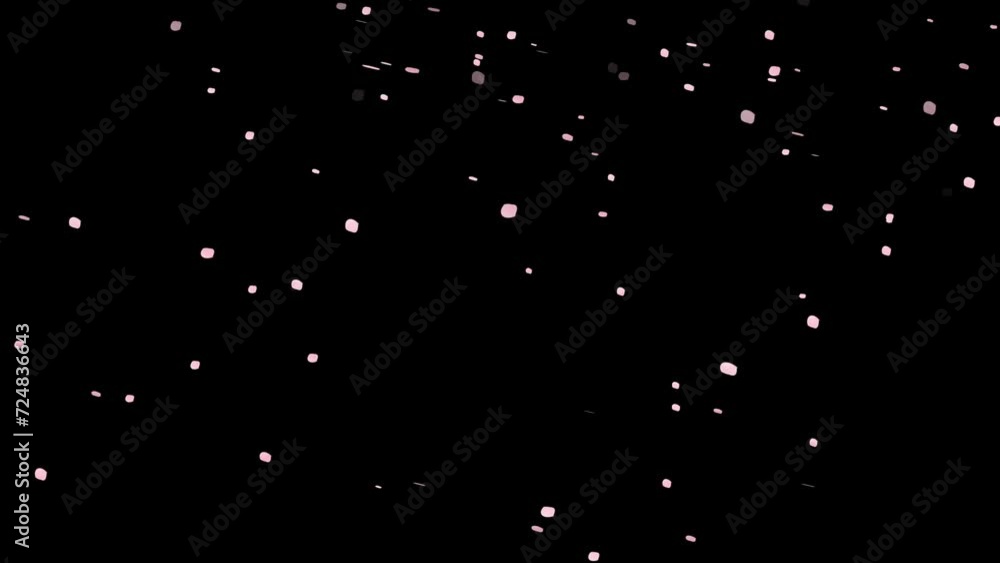 桜の花びらが舞い散る背景動画 桜の花びらが舞い散る背景動画