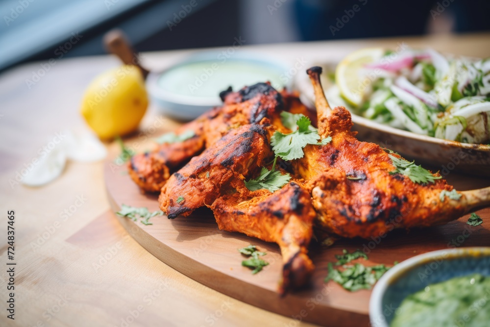 tandoori chicken with char marks tandoori chicken with char marks
