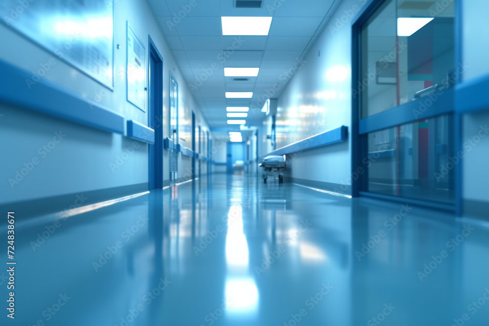 Obraz premium Emergency room in hospital and nurses are working to help emergency patients.