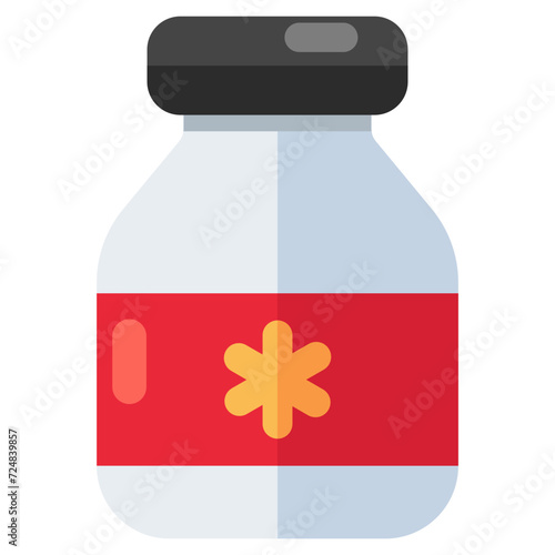 An editable design icon of capsules 