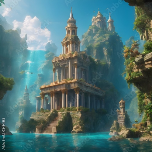 Fantasy Building Background Very Cool