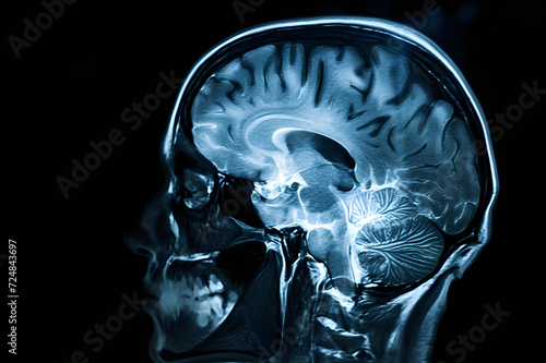 x ray of human brain