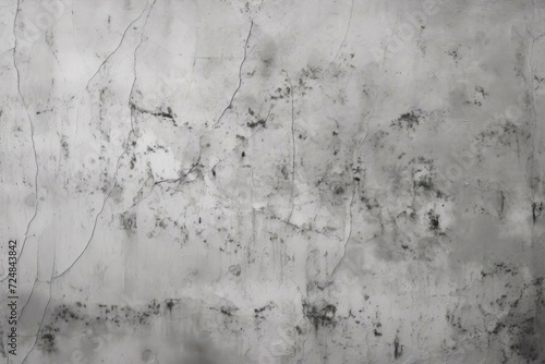Black spots of toxic mold and fungus bacteria growing on a white wall. © May