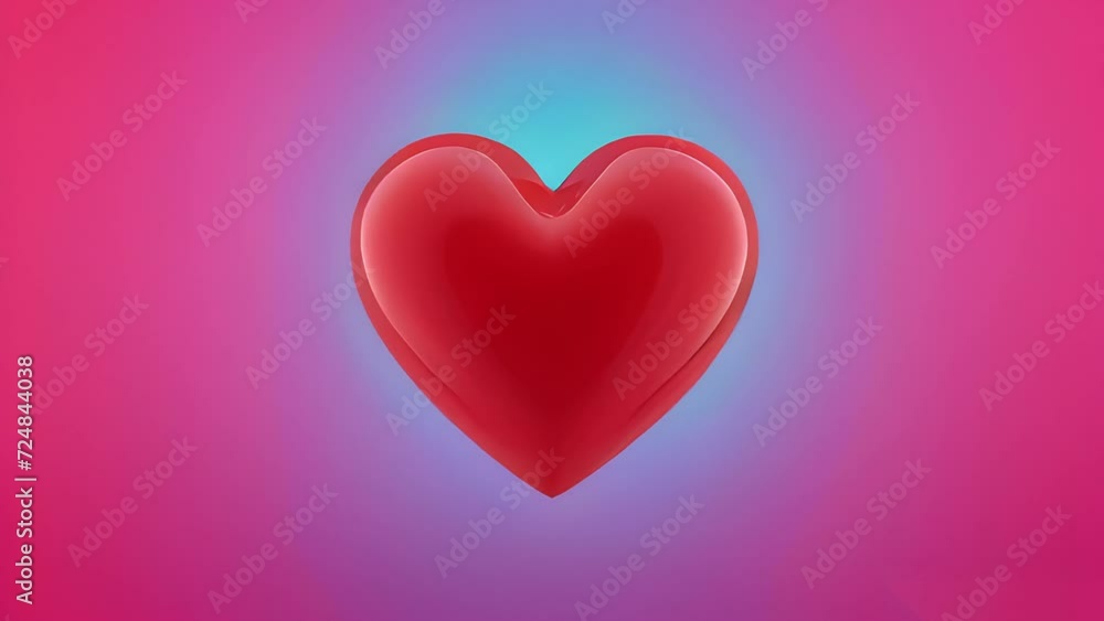 Animated heart beat. Pulsing red heart shape object. Heart Icon Beating Looping Animation. Animated heart beat. Pulsing red heart shape object. Heart Icon Beating Looping Animation.