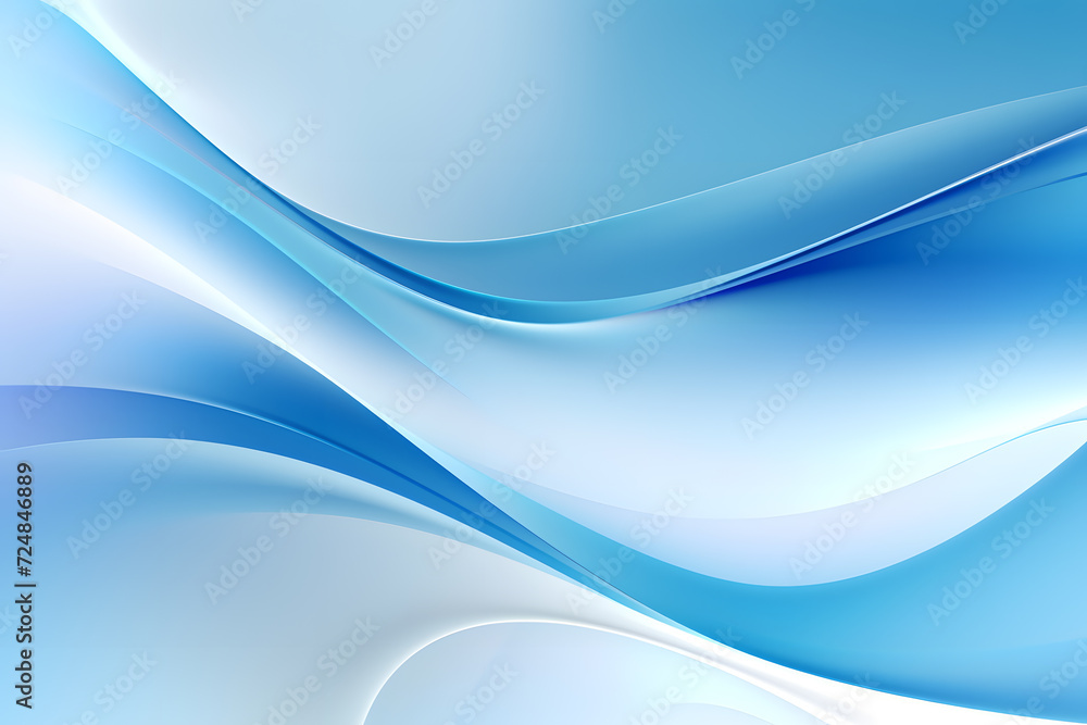 Abstract Blue Waves Background. Abstract Blue Waves Background.