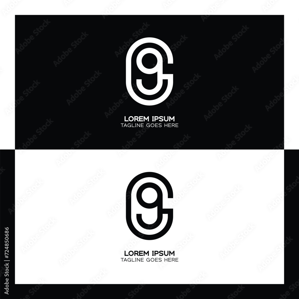GG initial letter logo. Alphabet G and G pattern design monogram GG initial letter logo. Alphabet G and G pattern design monogram