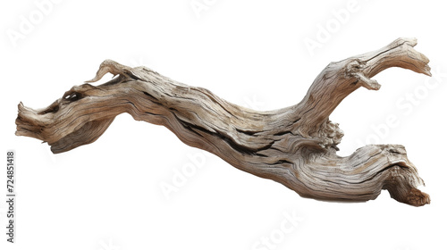 Wood Piece on Isolated on Transparent Background