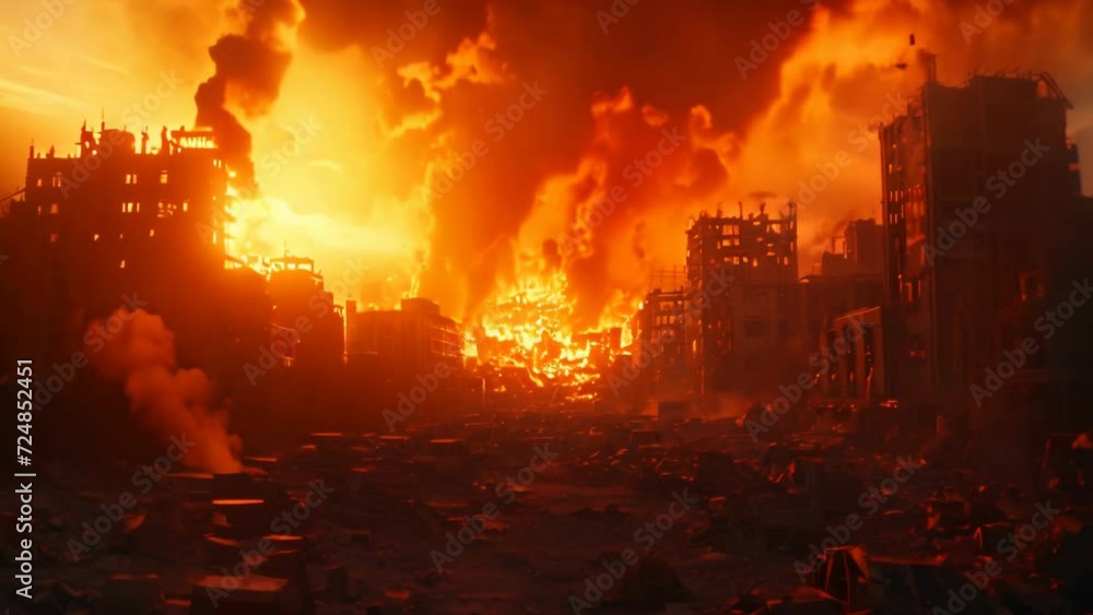 Desolation Cityscape: A Post-Apocalyptic Tale. Generative ai Desolation Cityscape: A Post-Apocalyptic Tale. Generative ai